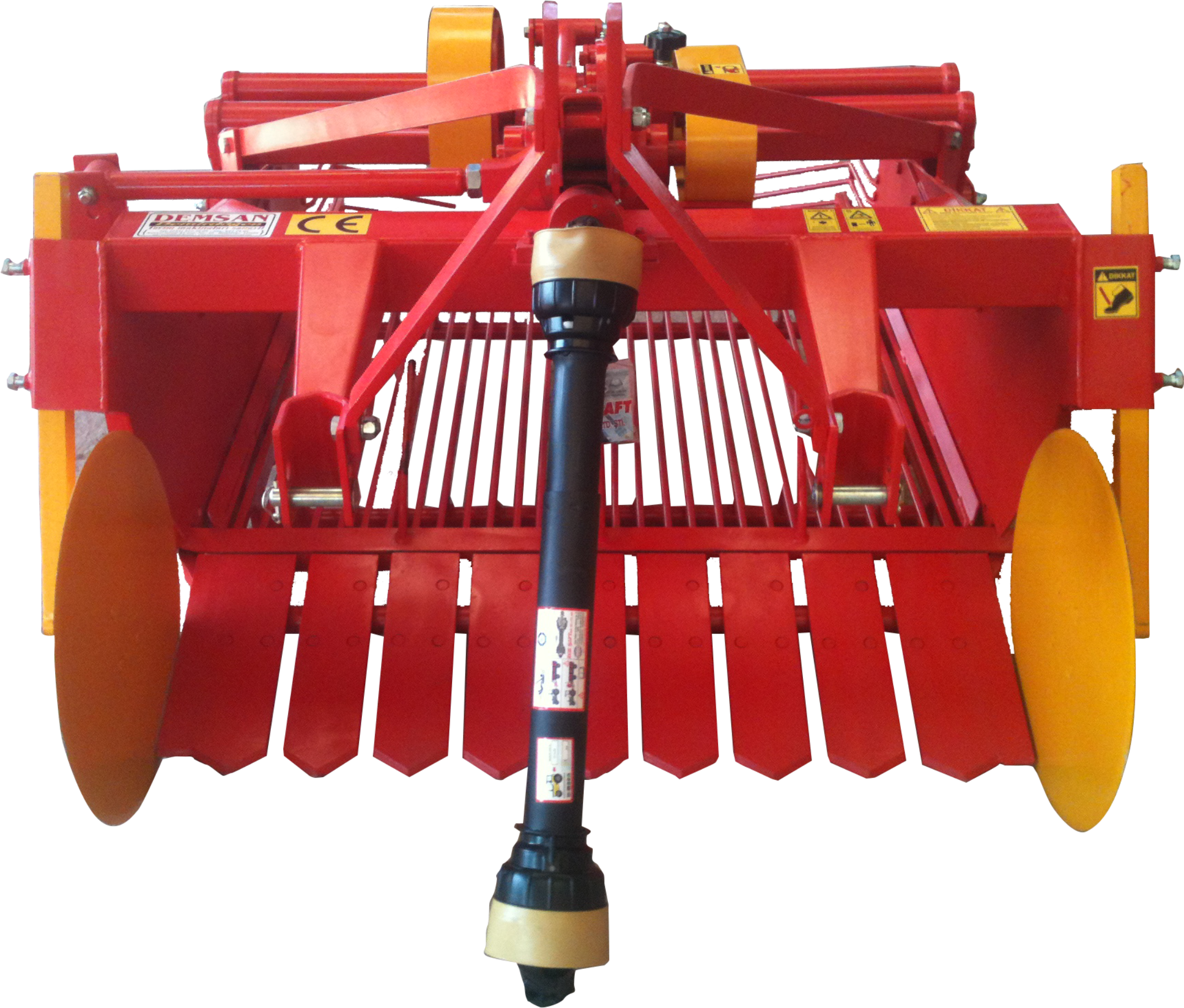 PS2 Ce İki Sıralı Kompe Elekli Patates Söküm Makinası