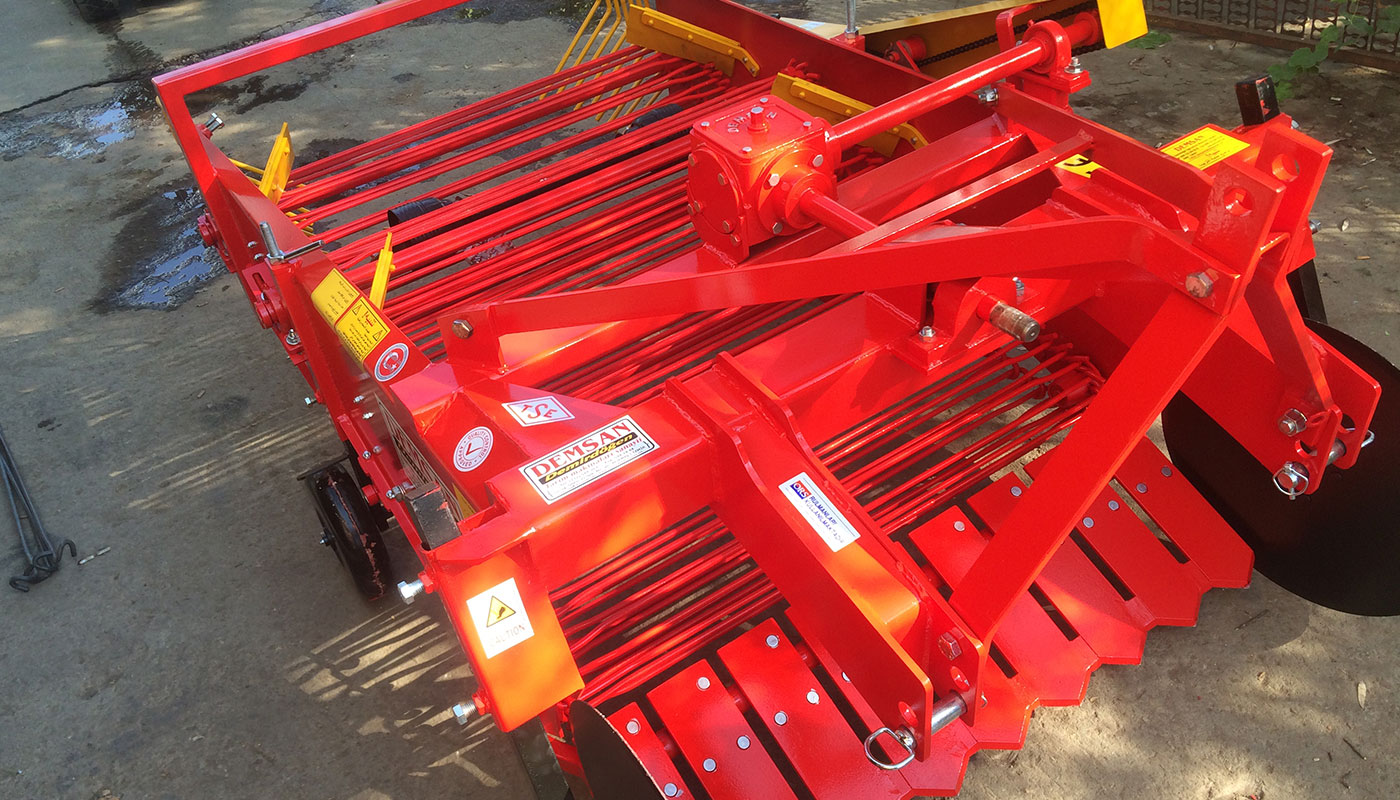 PS2 BS - Two Rows Potato Harvester Machine Double Pallet System