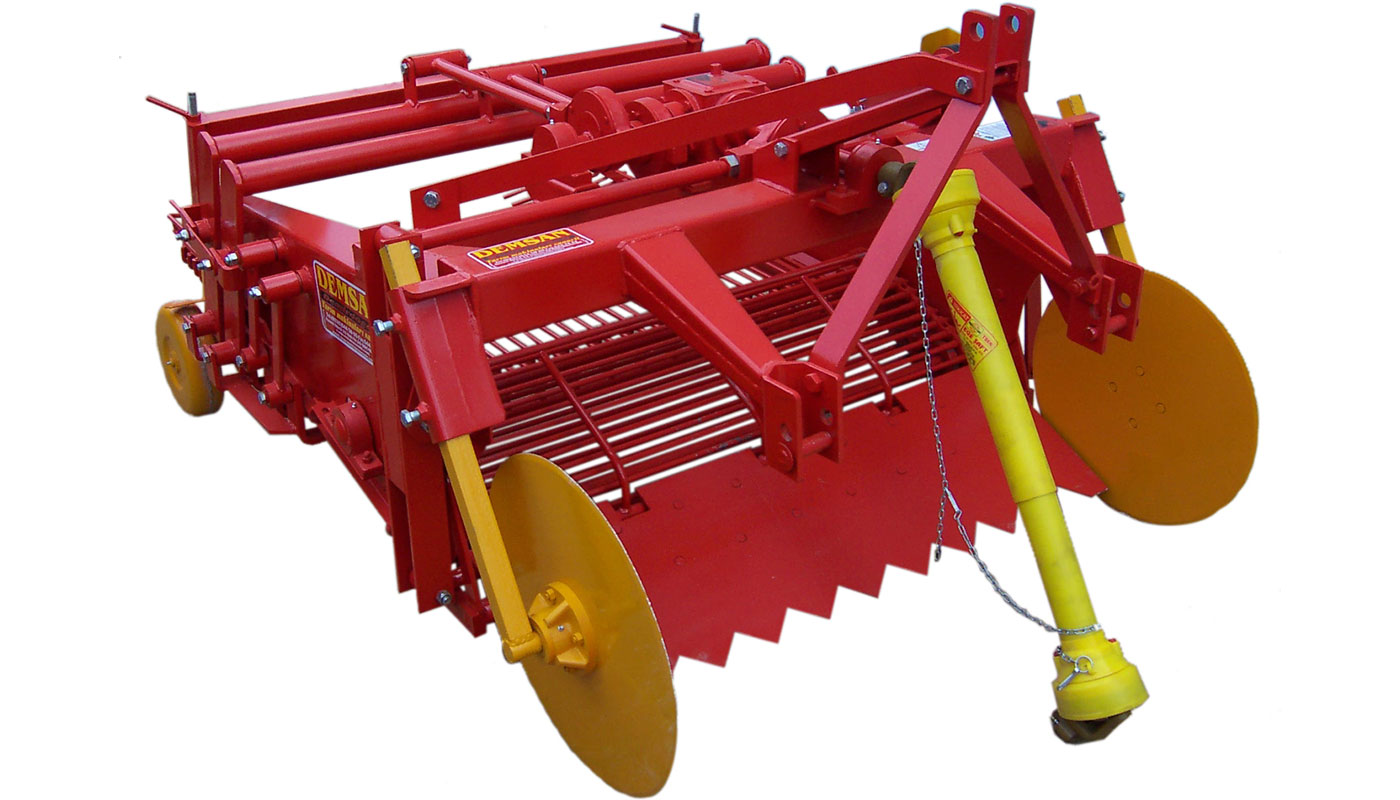 PS2 E Plus - Two Rows Potato Harvester Machine With Pallet And Sieve System